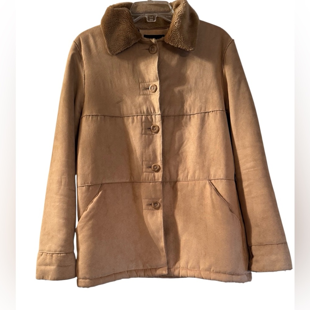 Braetan Women's Camel Teddy Jacket